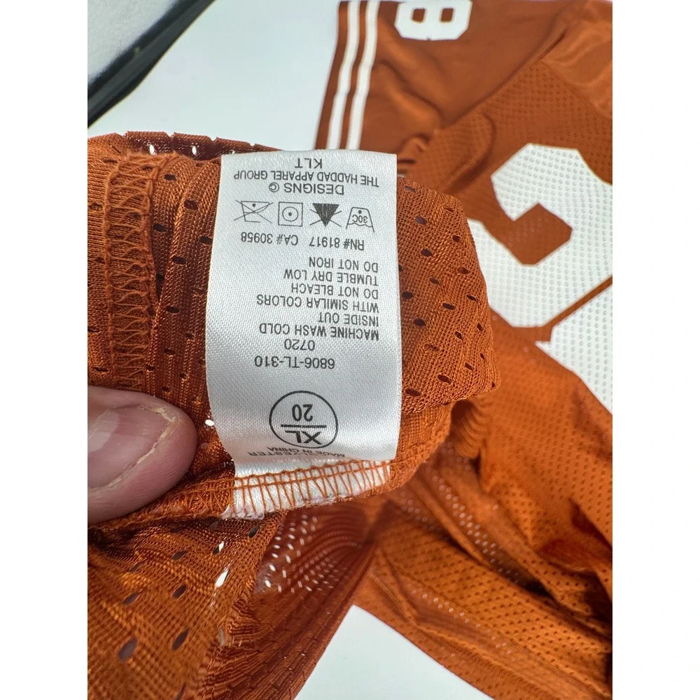 Nike Texas Longhorns Football Jersey Youth XL 20 Womens M Burnt Orange Mesh‎ #28